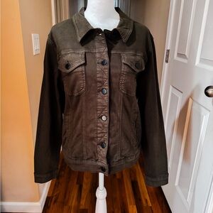 Prosperity Women's Olive Demin Jacket BNWT Size L